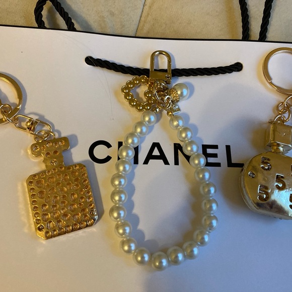 3 Bling Bagcharms/Keyrings for 1 price New! - Picture 2 of 2